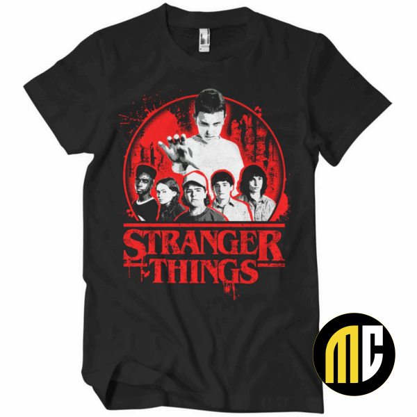 STRANGER THINGS - Distressed - T-Shirt (XL)