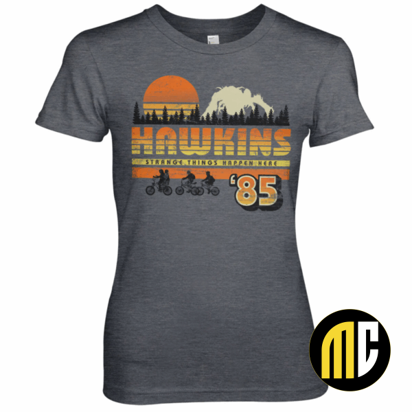 STRANGER THINGS - Hawkins '85 Vintage - T-Shirt Femme (XXL)