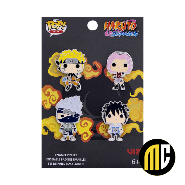 NARUTO - Funko 4pk Pin Set - Team 7