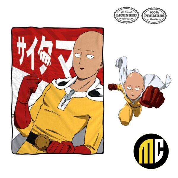 ONE PUNCH MAN - Saitama - Couverture 114x152cm