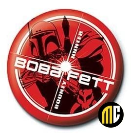 STAR WARS - Bobba Fett - Button Badge 25mm