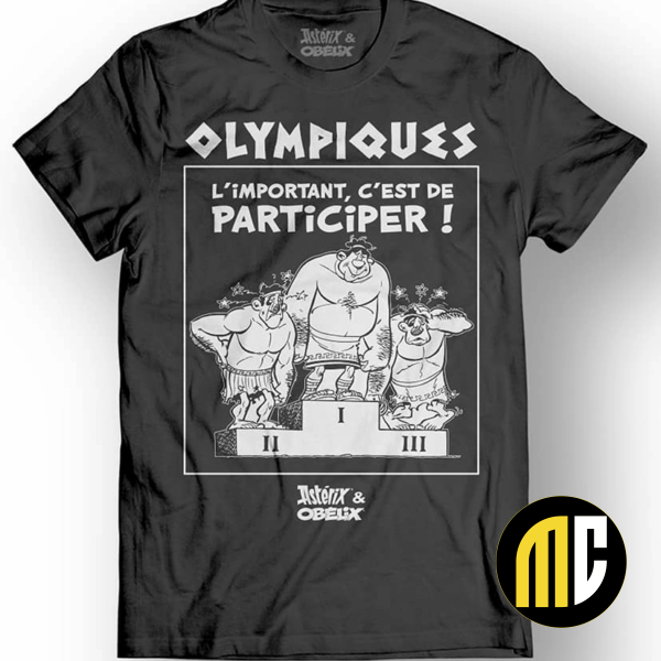 ASTERIX & OBELIX - T-Shirt - Olympiques - Black (M)