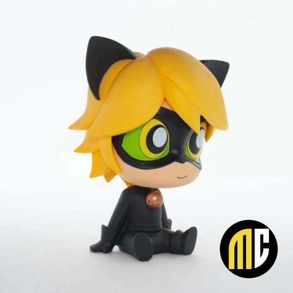 MIRACULOUS LADY BUG - Chat Noir - Tirelire PVC 18cm