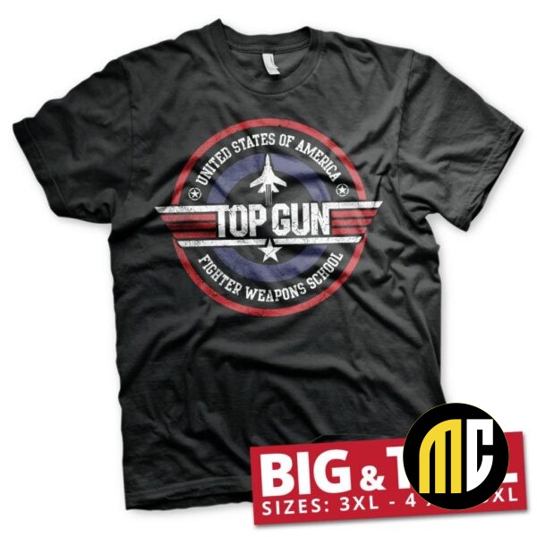 TOP GUN - T-Shirt Big & Tall - Fighter Weapons School (4XL)