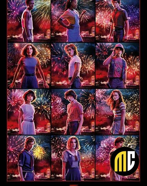 STRANGER THINGS - Poster 61X91 - Character Montage