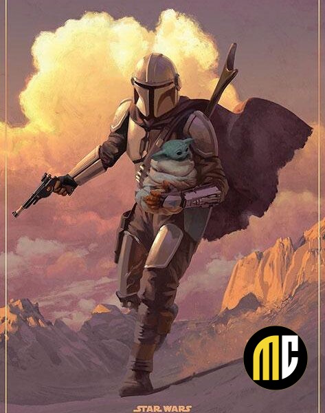 THE MANDALORIAN - On The Run - Poster 61x91cm