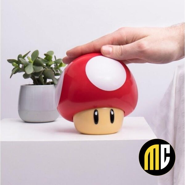 NINTENDO - Veilleuse Sonore - Mushroom - 12cm