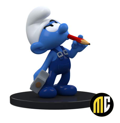 SCHTROUMPF - Schtroumpf Bricoleur - Figurine 11cm