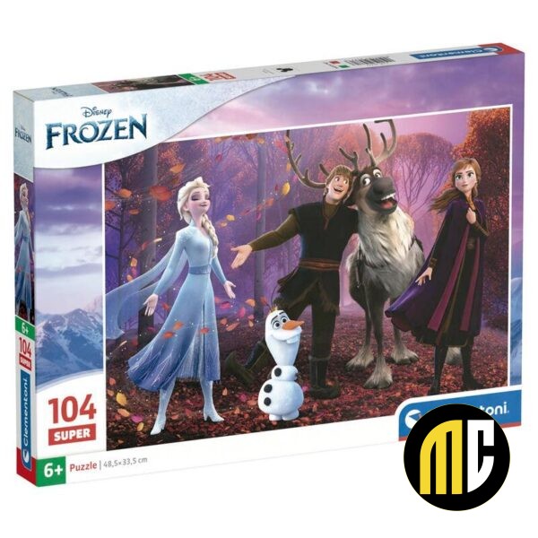 DISNEY - La Reine des Neiges - Puzzle Super Color 104P