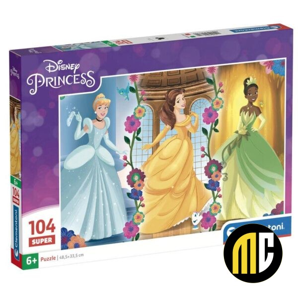 DISNEY - Princesses - Puzzle Super Color 104P