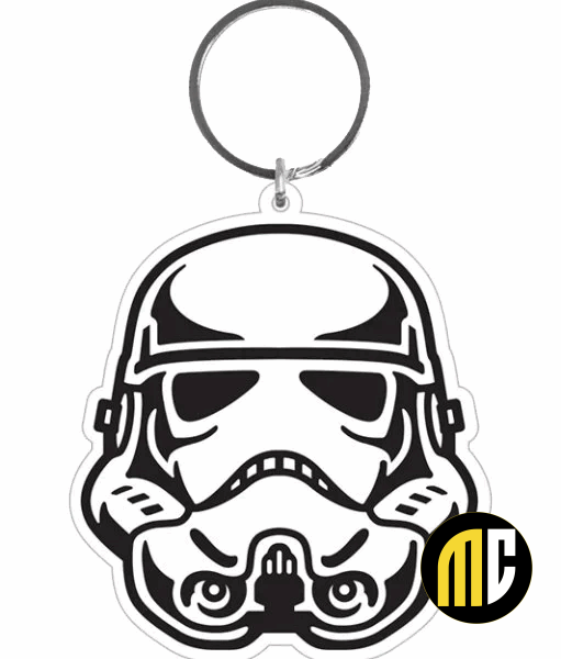 STAR WARS - Porte-Clés Caoutchouc - Stormtrooper 6 Cm