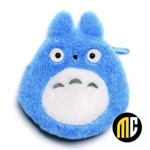 STUDIO GHIBLI - Porte-Monnaie Peluche Totoro Bleu - 12 cm