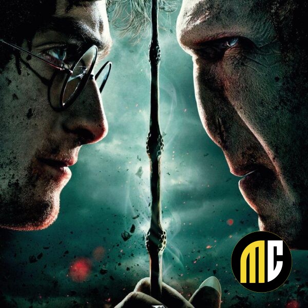 HARRY POTTER - Impression en Verre - Harry / Voldemort - 30X40 Cm