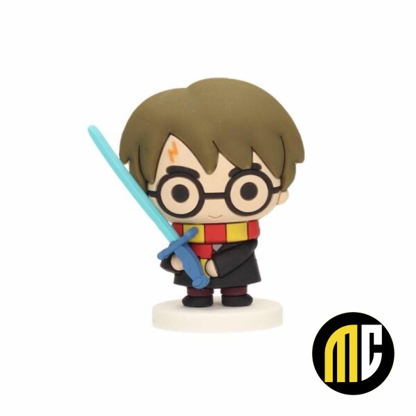 HARRY POTTER - Mini Figurine Caoutchouc 6cm - Harry avec Epée
