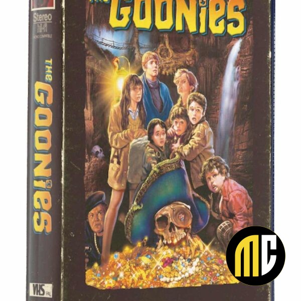 LES GOONIES - Set VHS - Set Papeterie (Cahier, Badges et Stylo)
