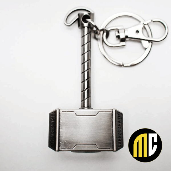 MARVEL - 3D Metal Keychain Blister Box - Thor Hammer