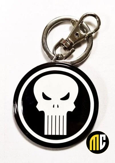 MARVEL - 3D Metal Keychain Blister Box - Punisher Logo