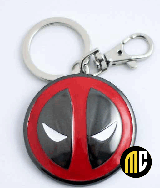 MARVEL - 3D Metal Keychain Blister Box - Deadpool Logo