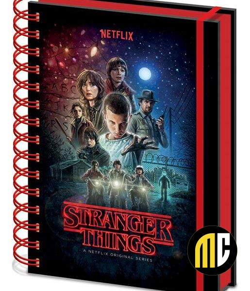 STRANGER THINGS - One Sheet - Notebook A5
