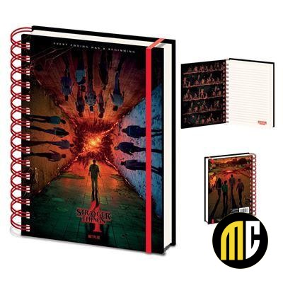 STRANGER THINGS 4 - Every Ending has a Beginning - Carnet de notes A5