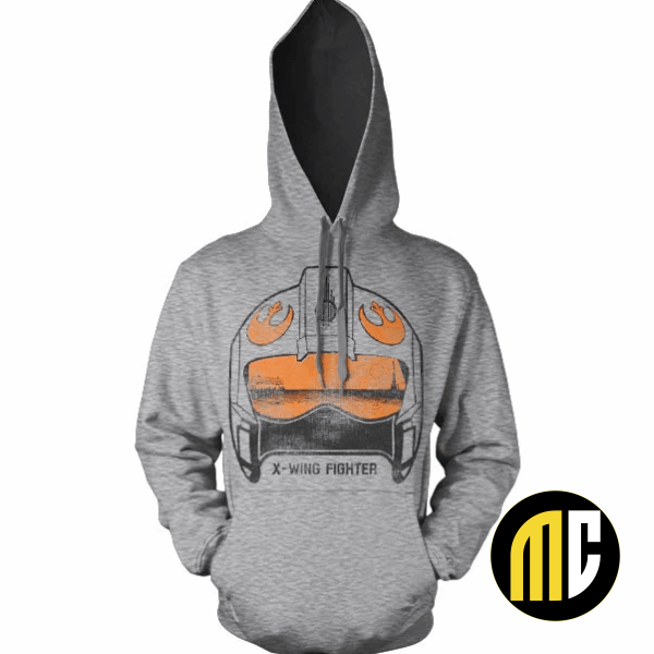 STAR WARS - Sweatshirt X-Wing Fighter Helmet - H.Grey (S)