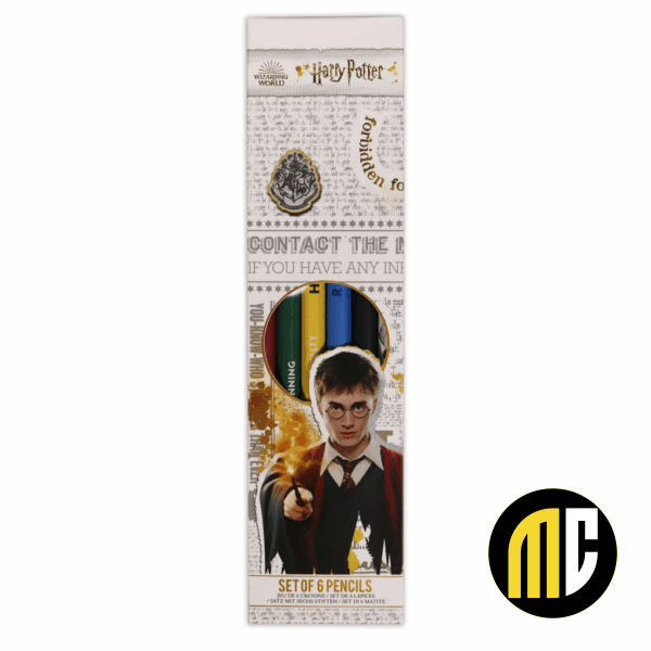 HARRY POTTER - House Pride - Set de 6 crayons