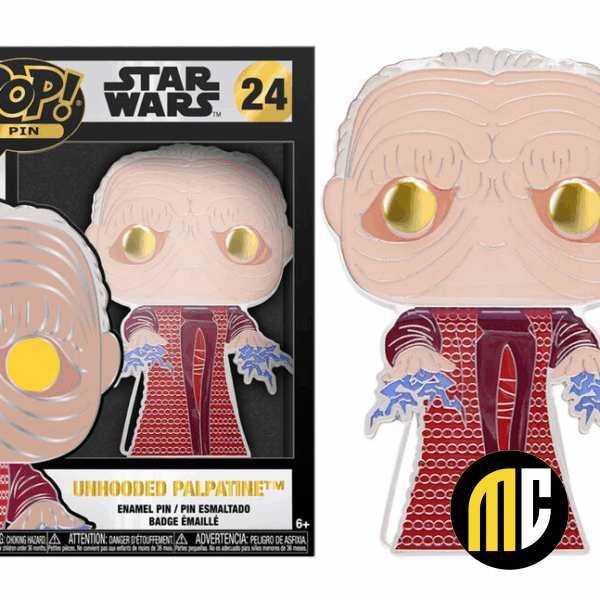 STAR WARS - Pop Large Enamel Pin N° 24 - Unhooded Palpatine