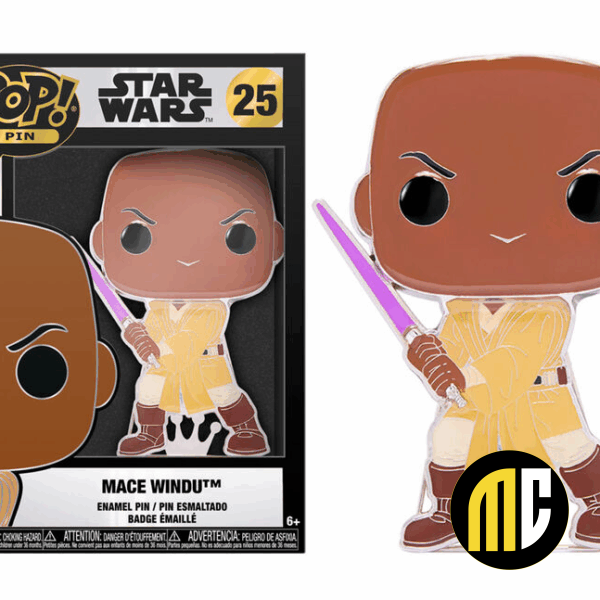 STAR WARS - Pop Large Enamel Pin N° 25 - Mace Windu