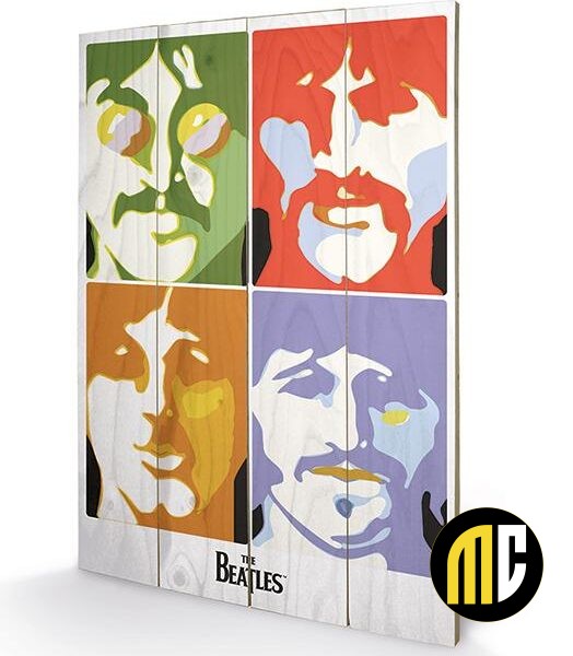 THE BEATLES - Sea of Science - Impression sur bois 40x59cm