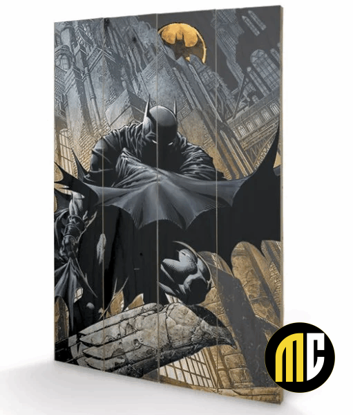 BATMAN - Night Watch - Impression sur bois 40x59cm