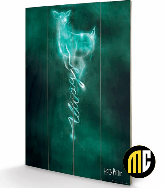 HARRY POTTER - Doe Patronus - Impression sur bois 40x59cm