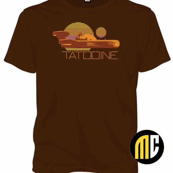 STAR WARS - T-Shirt Tatooine - Brown (L)