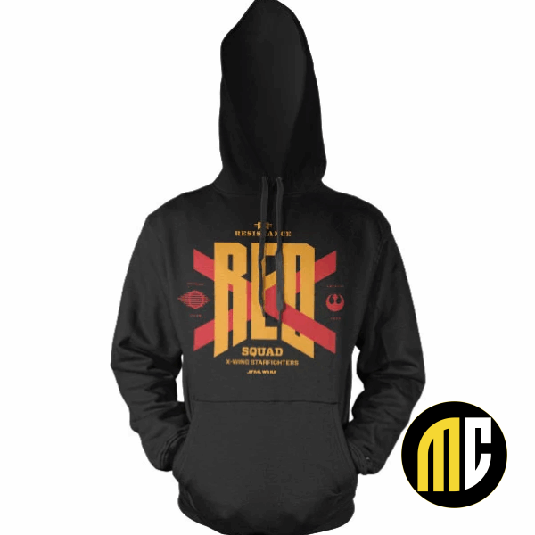 STAR WARS 7 - Sweatshirt Red Squad Hoodies - Black (S)