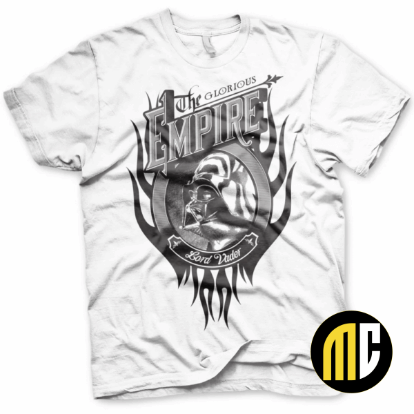 STAR WARS - T-Shirt The Glorious Empire Lord Vader - White (M)