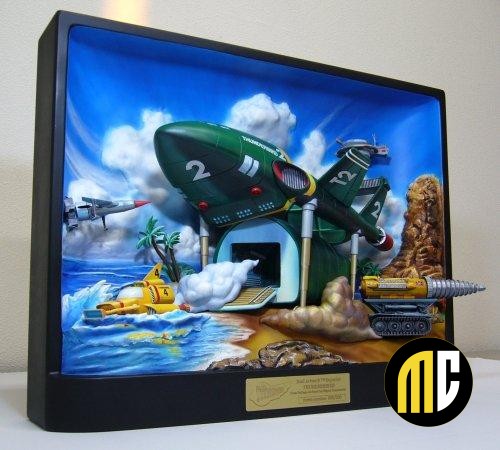 Thunderbirds - Real Artwork Series 3D Art Poster 37 x 47 x 11 cm