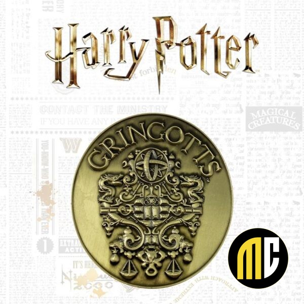 HARRY POTTER - Banque de Gringotts - Médaillon édition limitée