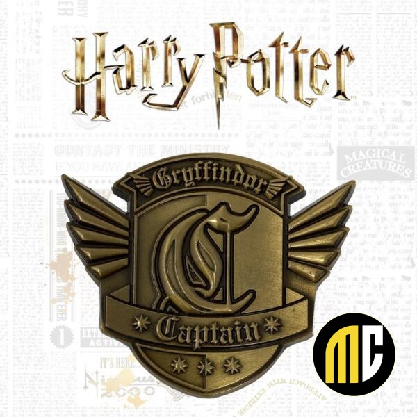 HARRY POTTER - Gryffondor Quidditch - Médaillon édition limitée