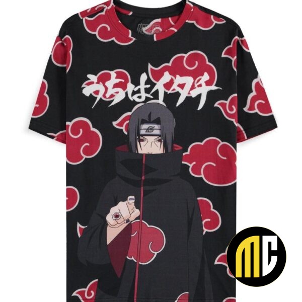 NARUTO SHIPPUDEN - Nuage Itachi - T-shirt Homme (S)