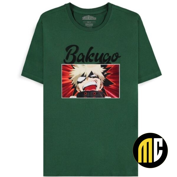 MY HERO ACADEMIA - Green Bakugo - T-shirt Homme (L)