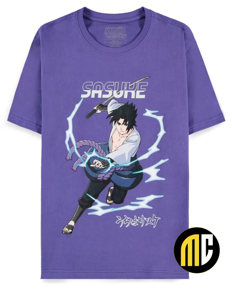 NARUTO - Sasuke Purple - T-Shirt Homme (M)