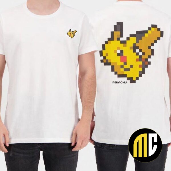 POKEMON - Pixel Pikachu - T-Shirt Homme (XL)