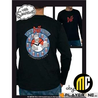 SIMPSONS - T-Shirt Homme DUFF TIME- Black (S)