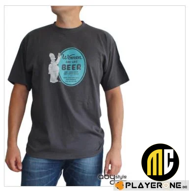 SIMPSONS - T-Shirt Homme BEER - Dark Grey (S)