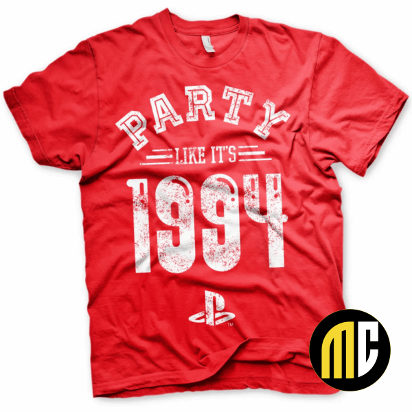 PLAYSTATION - T-Shirt Party Like It's 1994 (M)