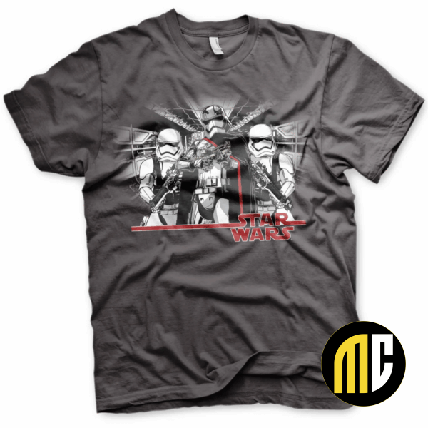 STAR WARS 7 - T-Shirt Captain Phasma - Dark Grey (S)