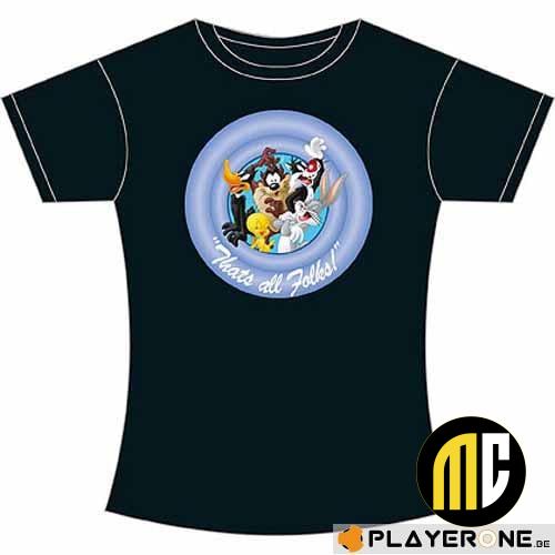 THAT'S ALL FOLKS - T-Shirt Femme (S)
