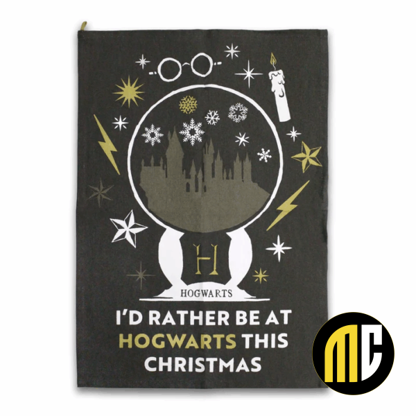 HARRY POTTER - Rather be at Hogwarts - Serviette à Thé