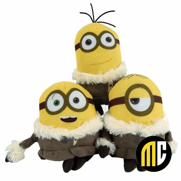 MINIONS - Plush 15 cm - ICE VILLAGE - Pack de 3