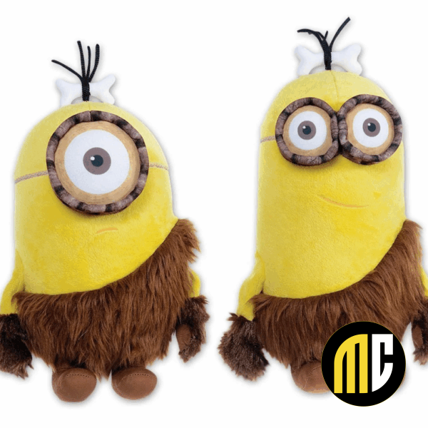 MINIONS - Plush 15 cm - CAVERMAN - Pack de 2