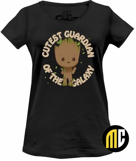 MARVEL - Groot Cutest Guardians Of The Galaxy - T-Shirt Femme (XL)